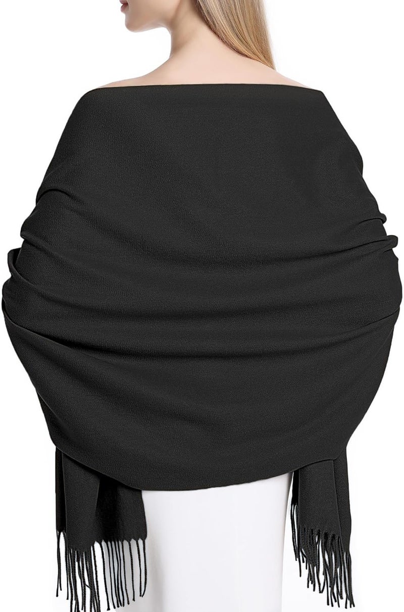 Sofier Pashmina Shawls And Wraps for Women for Evening Dress Warm Winter Scarf Wedding Bride Bridesmaid Gifts Cashmere Feel - Image 2